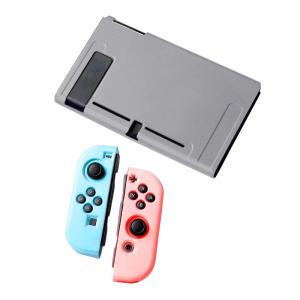 Ryo楽々生活館 Switch ケース Joy-Con カバー 分離式 3点セット ドック対応 スイッチ 対応 保護 カバー 装着簡単 TPU製