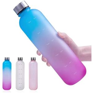 タイムマーカー付きウォーターボトル 1000mlシルバースチールカバーウォーターボトルbpaフリードリンクスポーツウォーターボトルリマインダー リーク S 2621 マーティンモール 通販 Yahoo ショッピング