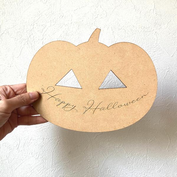 ジャックランタン　木製レターバナー　ウォールステッカー　ハロウィン　かぼちゃ　ガーランド　可愛い　お...
