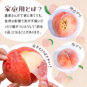 桃・あかつき・家庭用・5kgー 桃 福島 あか...の詳細画像1