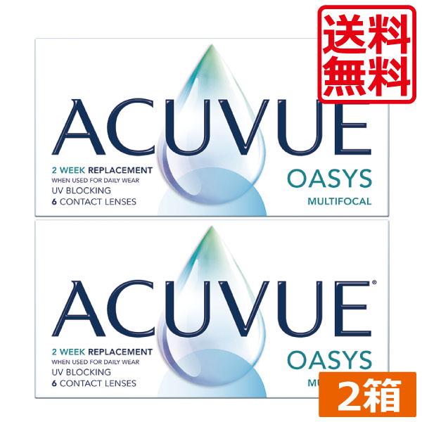 コンタクト アキュビューオアシス マルチフォーカル 6枚入　2箱 遠近両用 2ウィーク ジョンソンエ...