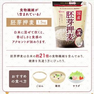押麦 1.5kg 押し麦 胚芽押麦 食物繊維 ...の詳細画像5