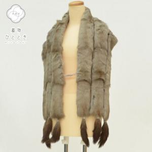 555-3】ロシアンリス 毛皮 リバーシブル コート フリーサイズ【菊地