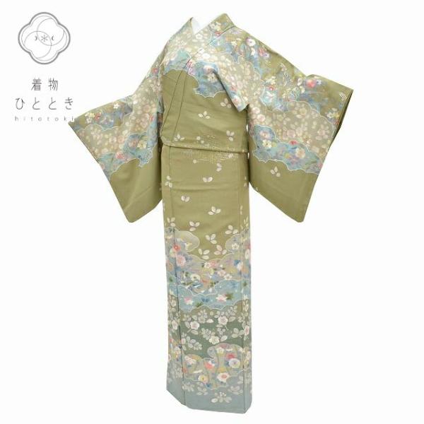 訪問着 中古 着物 リサイクル訪問着 中古 仕立て上がり リサイクル着物 母 30代 40代 50代...