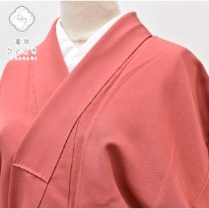 リサイクル着物 色無地 中古 正絹 縮緬 紋付 本郷大田子 落款有 大田子