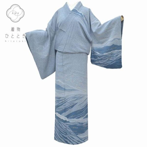 訪問着 中古 正絹 仕立て上がり リサイクル着物 母 30代 40代 50代 大人 フォーマル 袷 ...