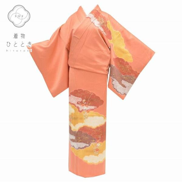 訪問着 中古 着物 リサイクル訪問着 中古 正絹 仕立て上がり リサイクル着物 母 30代 40代 ...