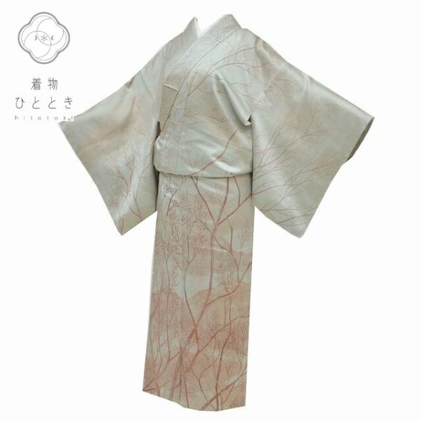 訪問着 中古 着物 正絹 仕立て上がり リサイクル着物 母 30代 40代 50代 大人 フォーマル...