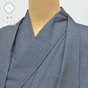 リサイクル着物 アンサンブル 中古 男物 大島紬 正絹 着物 羽織 証紙有 pp1180b｜hitotoki