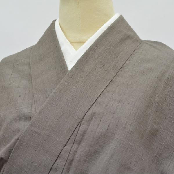 50%OFF リサイクル着物 結城紬 中古 正絹 仕立て上がり つむぎ 身丈147.5cm 裄61....