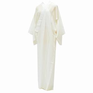 リサイクル着物 長襦袢 中古 女性 正絹 単衣 夏物 絽 洗える 白系 良品★★★ rr0228b