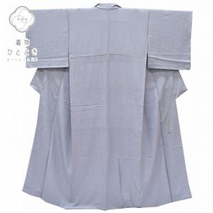 リサイクル着物 色無地 中古 正絹 未使用品 仕立て上がり 紋付 浜