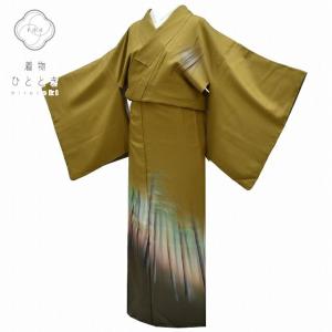 リサイクル着物 付下げ訪問着 中古 正絹 未使用品 仕立て上がり 加賀