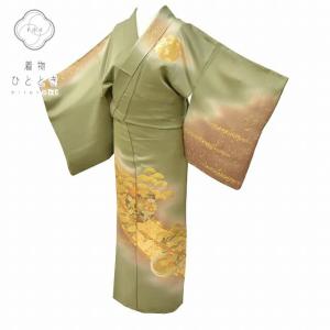リサイクル訪問着 襦袢セット ピンク 高島屋謹製 身丈160cm 裄62cm M