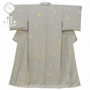 江戸小紋 着物」リサイクル 鮫小紋袷 小紋 身丈163cm Sサイズ 裄68cm