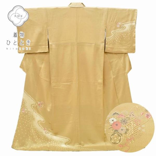 訪問着 中古 正絹 美品 未使用品 仕立て上がり リサイクル着物 母 30代 40代 50代 大人 ...