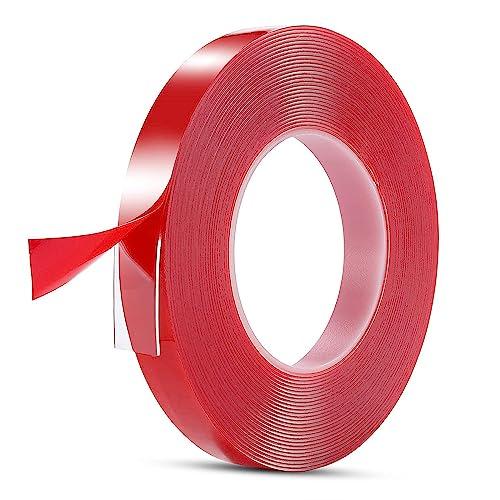 強力両面テープ 強力 透明 車用両面テープ アクリル 業務用 屋内/屋外両用 多用途 超強力 両面粘...