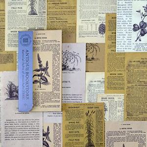 コラージュ素材 Rickton ペーパー 60枚 紙素材 レトロ 古風 クラシック 懐古 デザインペーパー ヴィンテージ 手帳素材パック パラフ