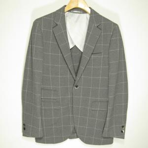 【極美品】ジョゼフオム スーツ セットアップ カシミヤ混 ヘリンボーン 46 M JAPAN CRAFT CLOTH】シャドーヘリンボーン