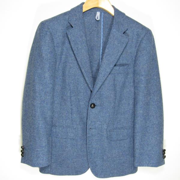 新品同様 スキャッティ SCHIATTI 英MOON社製生地 メンズ ツイード テーラード ジャケッ...