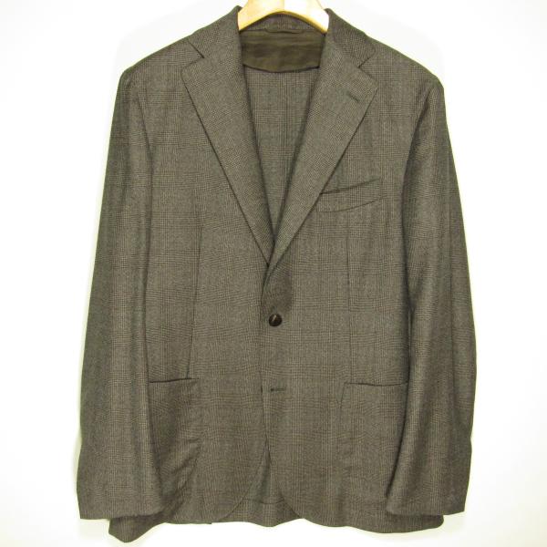 未使用品 ドレステリア DRESSTERIOR 伊REDA社製生地 メンズ ウール グレンチェック ...