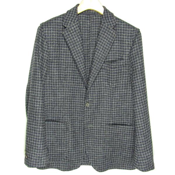 新品同様 定価4.5万 カンディデューム Candidum 伊Campore社製生地 メンズ 千鳥格...