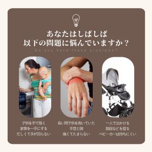 ベビースリング 抱っこひも ヒップシート ヘッ...の詳細画像3