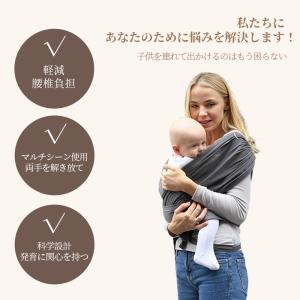 ベビースリング 抱っこひも ヒップシート ヘッ...の詳細画像5