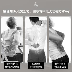 骨盤サポート椅子 人間工学設計 姿勢矯正チェア...の詳細画像2