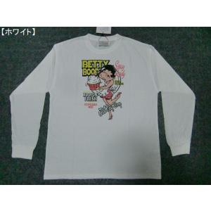 ベティーブープ Ｔシャツ Betty Boop 長袖Ｔシャツ メンズ レディース アメカジ バイカー...
