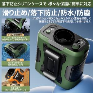 腰掛け扇風機 扇風機 ハンズフリーファン 小型...の詳細画像2