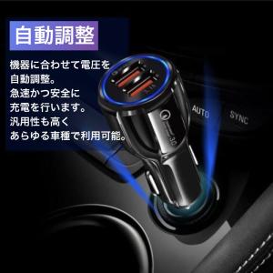 シガーソケット USB 12v 24v 2台同...の詳細画像2