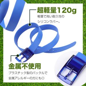 ラバーベルト ゴルフ ベルト メンズ ゴルフ用...の詳細画像4