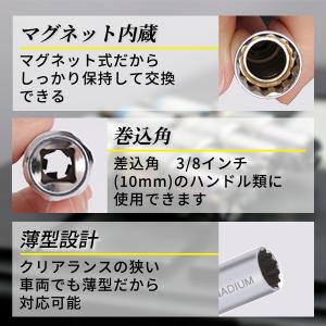 プラグレンチ 16mm 14mm マグネット ...の詳細画像1