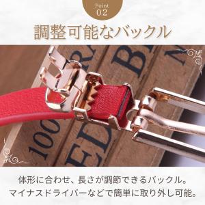 ベルト レディース スリムベルト 細い 細 細...の詳細画像2