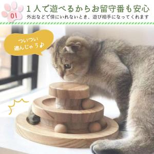 猫 おもちゃ ボール タワー ネコ 知育 スト...の詳細画像3