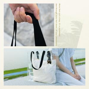 クリアバッグ 透明 ビニールバッグ トートバッ...の詳細画像2