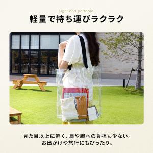 クリアバッグ 透明 ビニールバッグ トートバッ...の詳細画像1