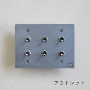 トグルスイッチ 壁 電気スイッチ 天然木トグル 4スイッチプレート DIY