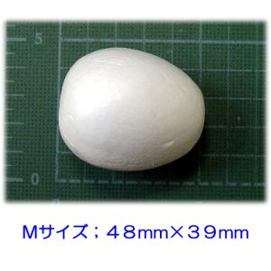 たまご型発泡スチロール 48×39mm Mサイ...の詳細画像1