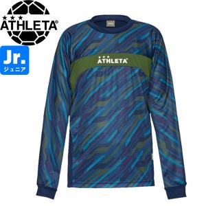 ATHLETA アスレタ ジュニア 長袖 グラフィックプラシャツ 02395J-NVY サッカー フットサル｜hiyamasp