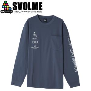 SVOLME スボルメ 起毛ポケ付きロンプラT SDG 長袖プラシャツ 1233-16000-WNVY サッカー フットサル｜hiyamasp