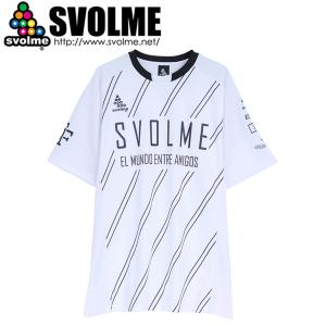 SVOLME スボルメ ストライプ TRトップ24SDG プラシャツ 1241-23100-WHT サッカー フットサル｜hiyamasp