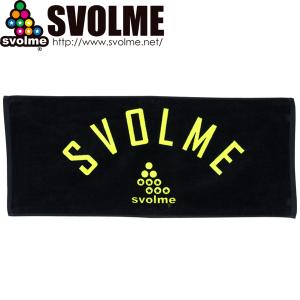 SVOLME スボルメ アーチロゴフェイスタオル サッカー フットサル 1241-27129-BLK｜hiyamasp