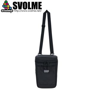 SVOLME スボルメ 0.5L×2本 保冷ボックスショルダーバッグ 1241-27520-BLK サッカー フットサル｜hiyamasp