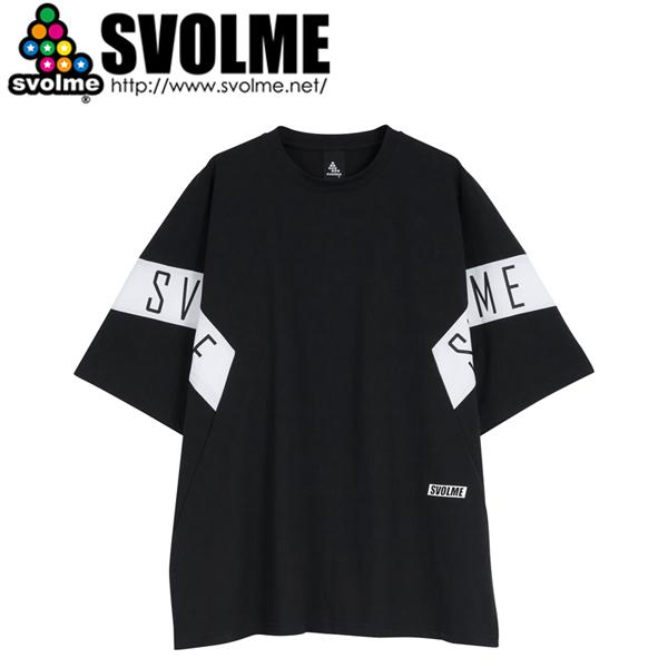 SVOLME 切替DRYストレッチTシャツ 1242-29500-BLK スボルメ サッカー フット...