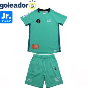 goleador ゴレアドール ジュニア サイドメッシュプラクティスシャツ プラクティスパンツ プラシャツ プラパン G-2585J-51-G2586J-51 サッカー フットサル｜hiyamasp