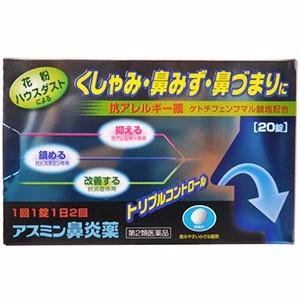 アスミン鼻炎薬　20錠  【第2類医薬品】　薬王製薬