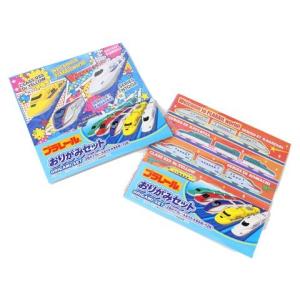 プラレールおりがみセット　2柄1セット　おりがみ　工作　折紙