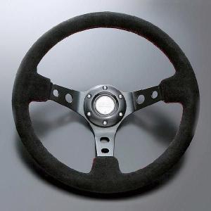 D1SPEC ステアリング DEEP70 バックスキン 33パイ ブラックスポーク